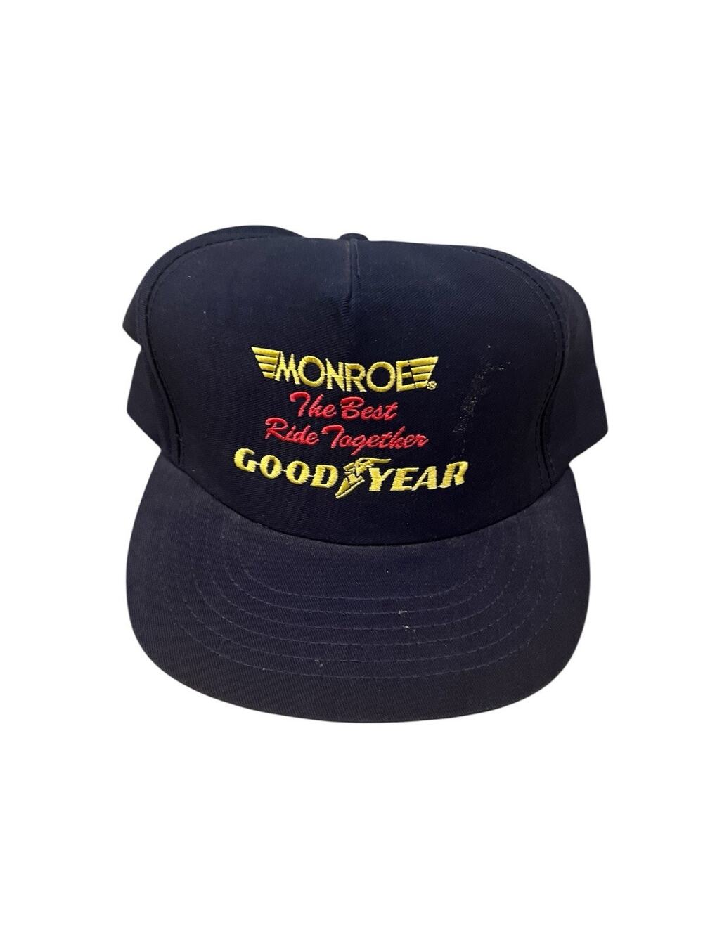 Vintage 90s Goodyear Tires The Best Ride Together Monroe SnapBack Hat